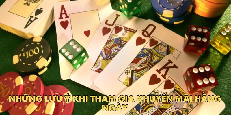 Những điều cần chú ý khi tham gia khuyến mãi hàng ngày ev88